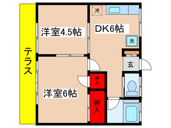 藤田ハイツの物件間取画像